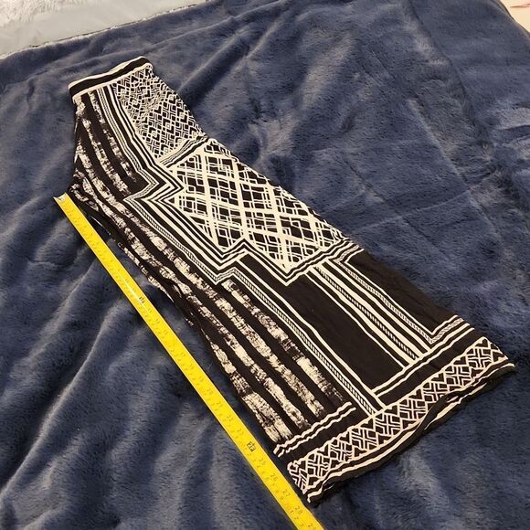 Fab'rik black and cream geometric palazzo pants size S! - Picture 12 of 14